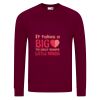 AWDis Academy Senior Raglan Sweatshirt Thumbnail
