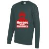 AWDis Academy Kids Raglan Sweatshirt Thumbnail